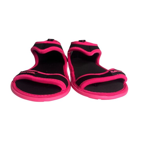 FlopEze Sandals Womens Size 5/6 Black Pink Light Active Waterproof Summer - Picture 2 of 8